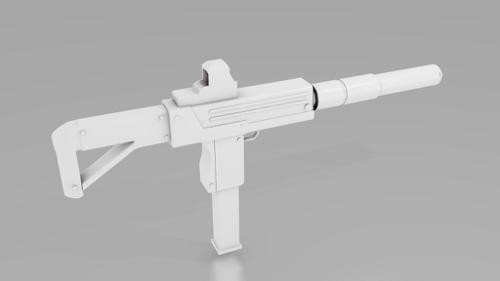 mac10 high poly all part detachable preview image